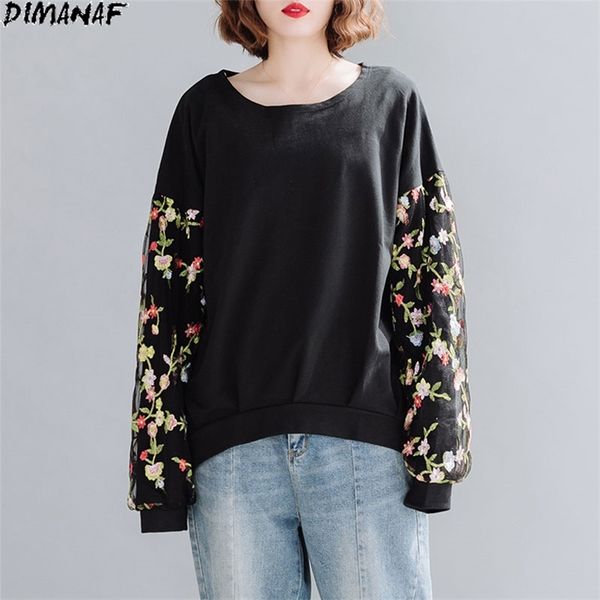 plus size women winter hoodies sweatshirts cotton pullover mesh lace embroidery floral print female loose clothes 210531, Black
plus size women winter hoodies sweatshirts cotton pullover mesh lace embroidery floral print female loose clothes 210531, Black