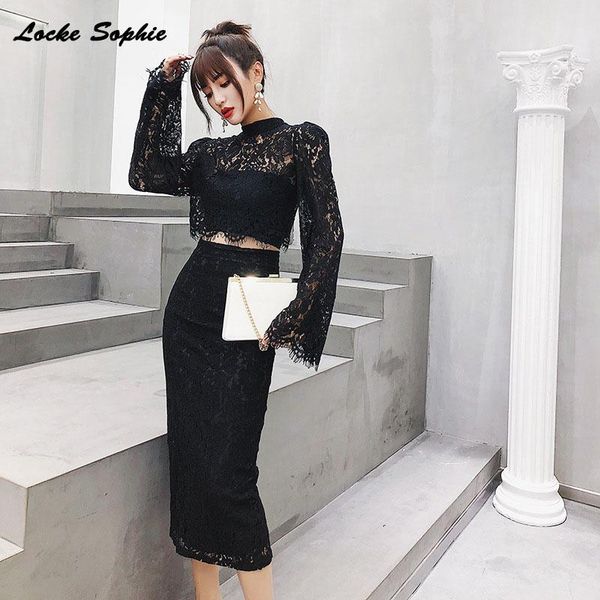 two piece dress 2piece women tracksuits twinset shirts and skirts 2021autumn lace hollow out splicing black suits set ladies skinny track, White
two piece dress 2piece women tracksuits twinset shirts and skirts 2021autumn lace hollow out splicing black suits set ladies skinny track, White