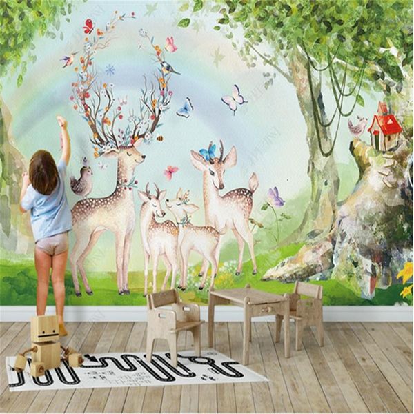 cartoon rainbow elk in the forest 3d mural wallpaper for kids room tv background wall papers living bedroom home decor wallpapers
cartoon rainbow elk in the forest 3d mural wallpaper for kids room tv background wall papers living bedroom home decor wallpapers