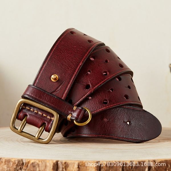 korean-style chic and unique trendy double pin buckle belt mens genuine leather pure cowhide retro youth all-matching jeans belt no. 2, Black;brown
korean-style chic and unique trendy double pin buckle belt mens genuine leather pure cowhide retro youth all-matching jeans belt no. 2, Black;brown