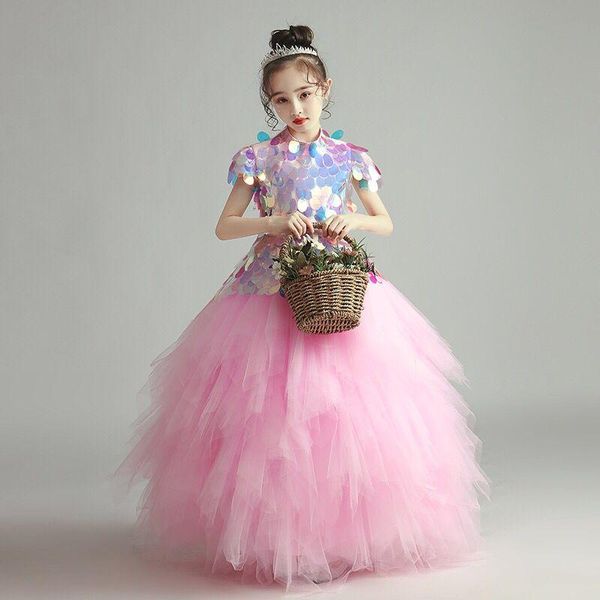 flower girl dresses illusion elegant high sequined short princess floor-length tulle lace luxury pink cute kids party gown h397 girl's, Red;yellow
flower girl dresses illusion elegant high sequined short princess floor-length tulle lace luxury pink cute kids party gown h397 girl's, Red;yellow