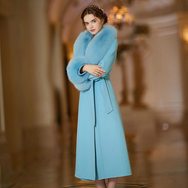 women's wool & blends coat female heavy hair brought 2021 long over-the-knee accept waist about of cultivate morality, Black
women's wool & blends coat female heavy hair brought 2021 long over-the-knee accept waist about of cultivate morality, Black