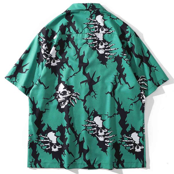 men's casual shirts aolamegs gothic skeleton ripping hip hop impression male baggy shirt short sleeve streetwear retro hipster cool haw, White;black
men's casual shirts aolamegs gothic skeleton ripping hip hop impression male baggy shirt short sleeve streetwear retro hipster cool haw, White;black