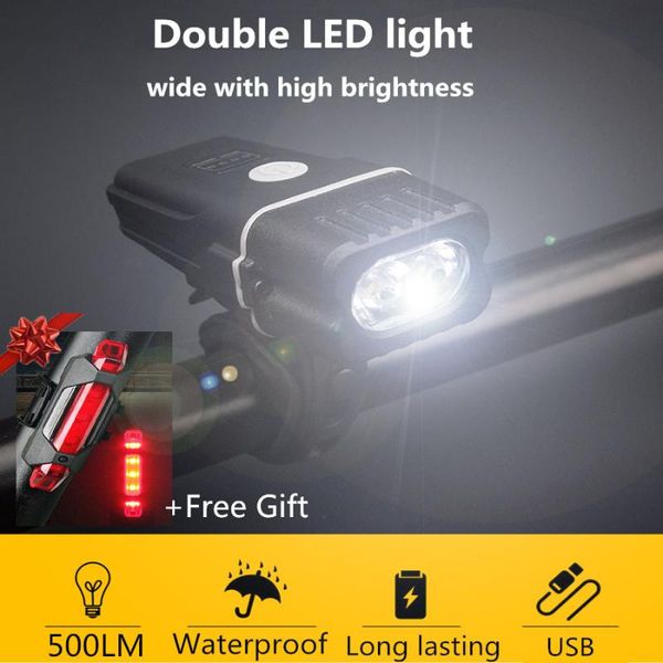 bike lights leabike led light usb bicycle cycling front lamp 500 lumen mtb road accessories headlight+taillight
bike lights leabike led light usb bicycle cycling front lamp 500 lumen mtb road accessories headlight+taillight