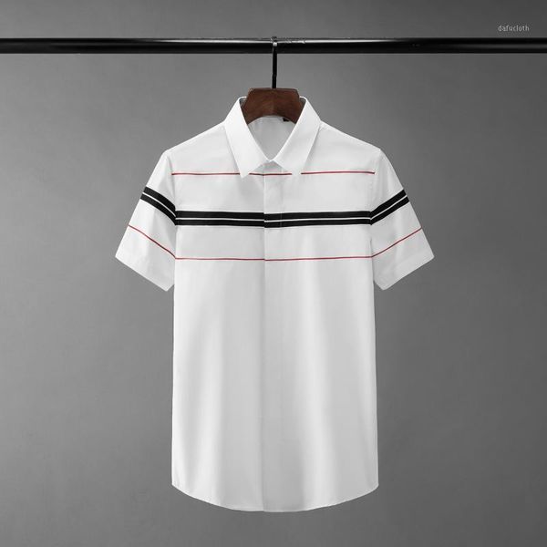 minglu stripe embroidery mens shirts luxury short sleeve casual dress plus size 4xl fashion slim party man men's, White;black
minglu stripe embroidery mens shirts luxury short sleeve casual dress plus size 4xl fashion slim party man men's, White;black