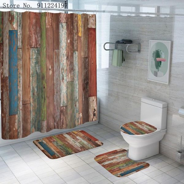 shower curtains colorful wood print curtain wooden door waterproof fabric bath set with non slip toilet cover mat home decor
shower curtains colorful wood print curtain wooden door waterproof fabric bath set with non slip toilet cover mat home decor