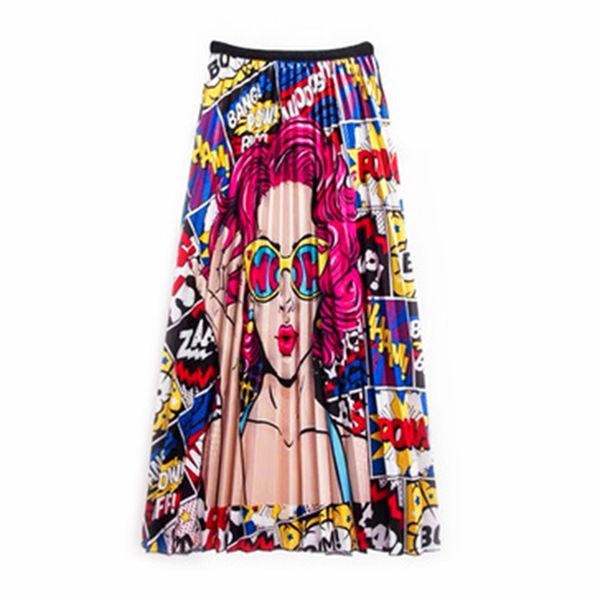 rose red blue orange elastic waist street cartoon beauty avatar print empire ruched a line midi skirt s0253 210514, Black
rose red blue orange elastic waist street cartoon beauty avatar print empire ruched a line midi skirt s0253 210514, Black