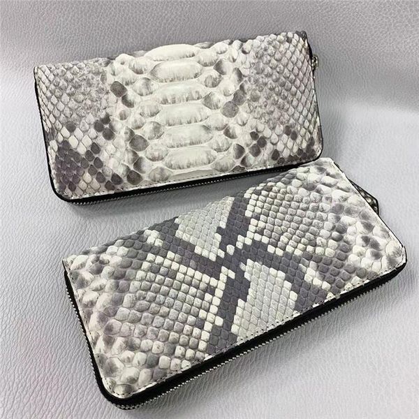authentic real python skin leather men's long card holders coin pocket purse genuine exotic snakeskin male clutch wallet wallets, Red;black
authentic real python skin leather men's long card holders coin pocket purse genuine exotic snakeskin male clutch wallet wallets, Red;black