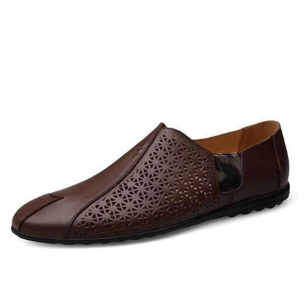 100% Genuine Leather Shoes Men Loafers Soft Cow Leather Men Casual Shoes New Hollow Out Male Footwear Black Brown Slip-on %
100% Genuine Leather Shoes Men Loafers Soft Cow Leather Men Casual Shoes New Hollow Out Male Footwear Black Brown Slip-on %