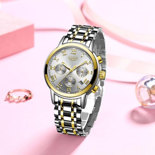 wristwatches lige luxury ladies watch women waterproof rose gold steel strap wrist watches brand bracelet clock relogio feminino, Slivery;brown
wristwatches lige luxury ladies watch women waterproof rose gold steel strap wrist watches brand bracelet clock relogio feminino, Slivery;brown