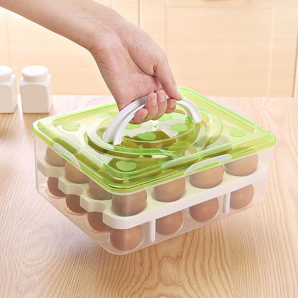 refrigerator kitchen storage egg visible tray case with 2 layers 32 cells eggs organizer box with lid and handle egg container
refrigerator kitchen storage egg visible tray case with 2 layers 32 cells eggs organizer box with lid and handle egg container