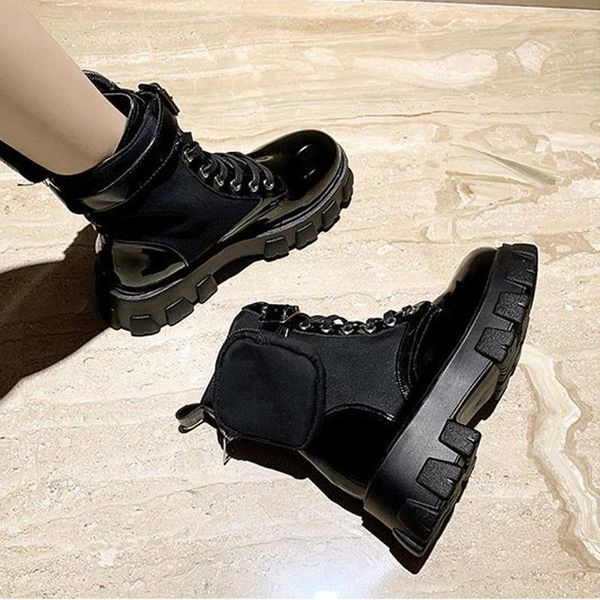 boots 2021 women thick bottom lace up buckle solid color non-slip wearable platform fashion outdoor footwear, Black
boots 2021 women thick bottom lace up buckle solid color non-slip wearable platform fashion outdoor footwear, Black