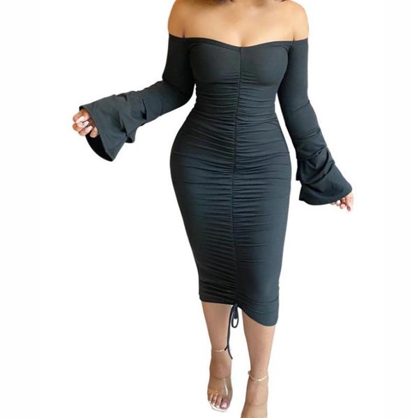 casual dresses 2021 fall slash neck high waist solid dress partyt night club indie women flare sleeve off shoulder bodycon white, Black;gray
casual dresses 2021 fall slash neck high waist solid dress partyt night club indie women flare sleeve off shoulder bodycon white, Black;gray