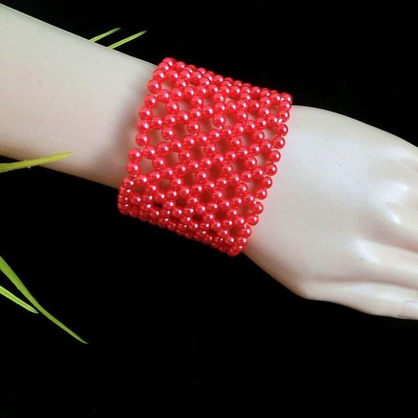 charm bracelets european and american style pink pearl wide net red bracelet women's simple cover scar wrist protecti, Golden;silver
charm bracelets european and american style pink pearl wide net red bracelet women's simple cover scar wrist protecti, Golden;silver