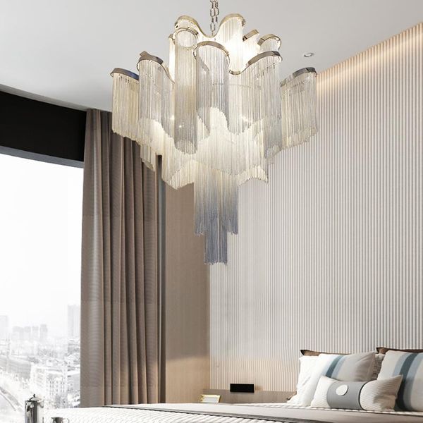 pendant lamps creative luxury chain tassel light modern villa castle led living dining room interior lighting lusters
pendant lamps creative luxury chain tassel light modern villa castle led living dining room interior lighting lusters