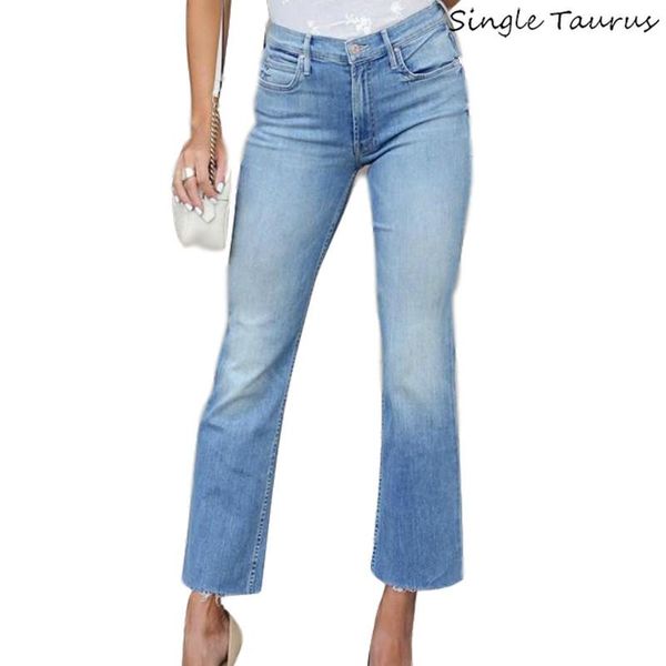 women's jeans slim cropped flare women 2021 fall ankle length europe and america spodnie damskie streetwear blue bell bottom
women's jeans slim cropped flare women 2021 fall ankle length europe and america spodnie damskie streetwear blue bell bottom