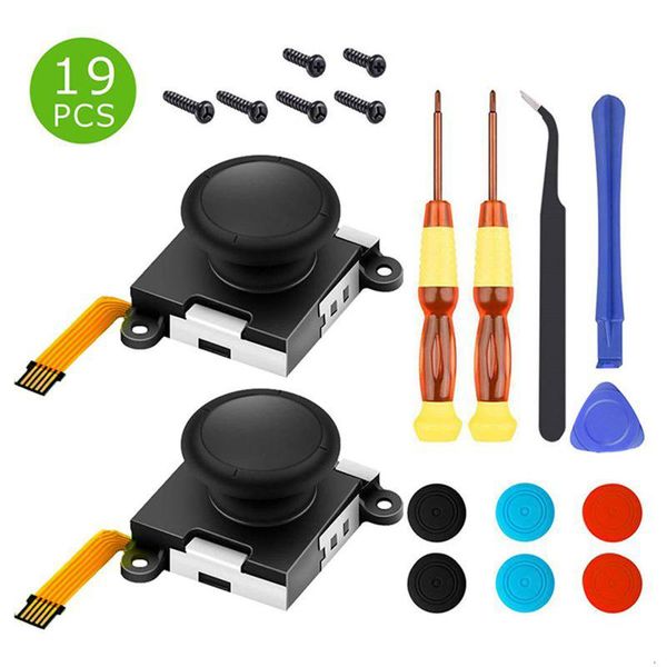 game controllers & joysticks 3d joystick thumb sticks sensor kit replacements accessories for switch controller repairing tool set joy-con
game controllers & joysticks 3d joystick thumb sticks sensor kit replacements accessories for switch controller repairing tool set joy-con