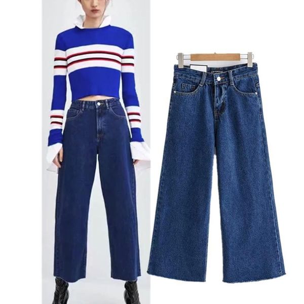 women's jeans europe and america high street women fashion loose straight wide leg pants mujer streetwear boyfriend for femme, Blue
women's jeans europe and america high street women fashion loose straight wide leg pants mujer streetwear boyfriend for femme, Blue
