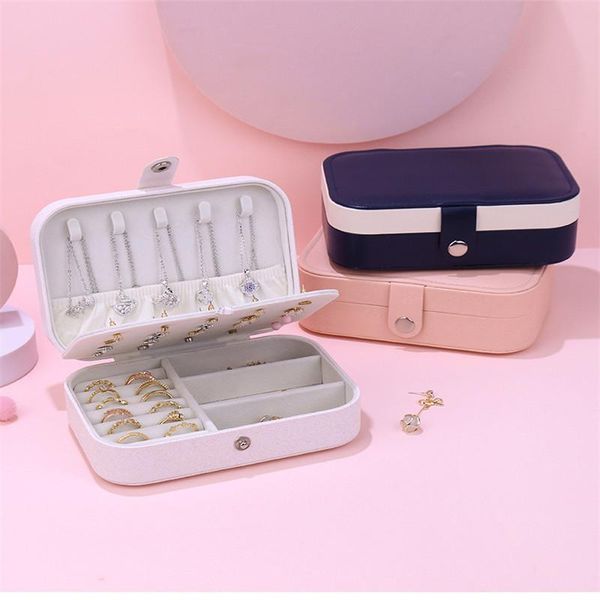 jewelry pouches, bags small size pu leather rectangle box travel organizer multifunction earring ring necklace storage woman, Pink;blue
jewelry pouches, bags small size pu leather rectangle box travel organizer multifunction earring ring necklace storage woman, Pink;blue