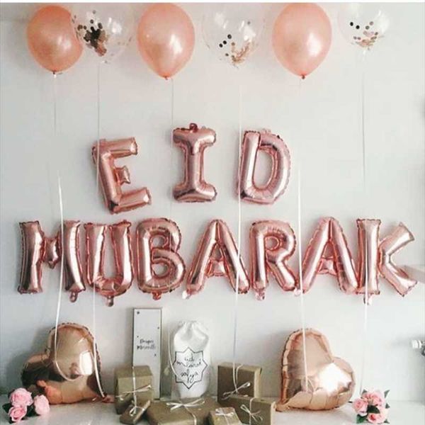 party decoration 16inch eid mubarak foil balloons lesser bairam balloon rose gold sequin ballon aluminum film balony
party decoration 16inch eid mubarak foil balloons lesser bairam balloon rose gold sequin ballon aluminum film balony