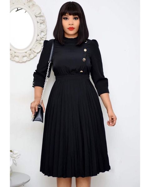 dresses 2021 spring summer women's clothing acetate fibre long sleeve oversized pleated skirt half turtleneck elegant dress casual, Black;gray
dresses 2021 spring summer women's clothing acetate fibre long sleeve oversized pleated skirt half turtleneck elegant dress casual, Black;gray