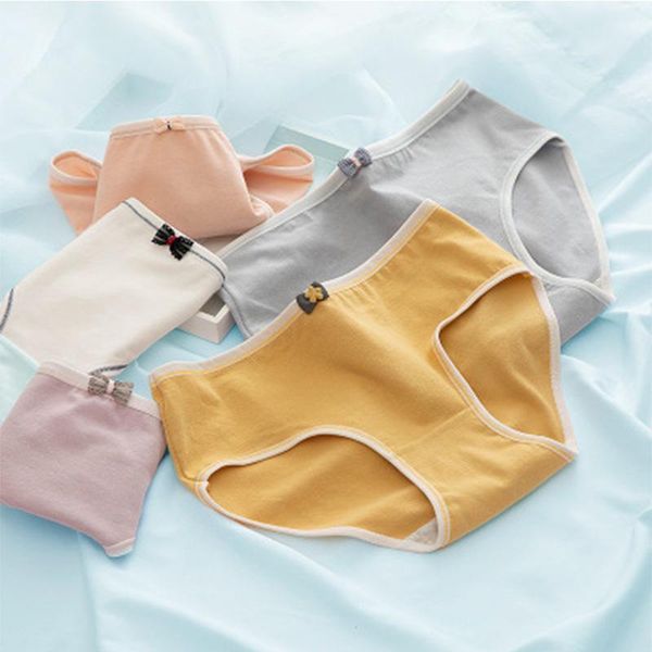 women's panties bowknot women underwear breathable female underpants cotton mid-waist pure color japanese style ladies lingerie, Black;pink
women's panties bowknot women underwear breathable female underpants cotton mid-waist pure color japanese style ladies lingerie, Black;pink