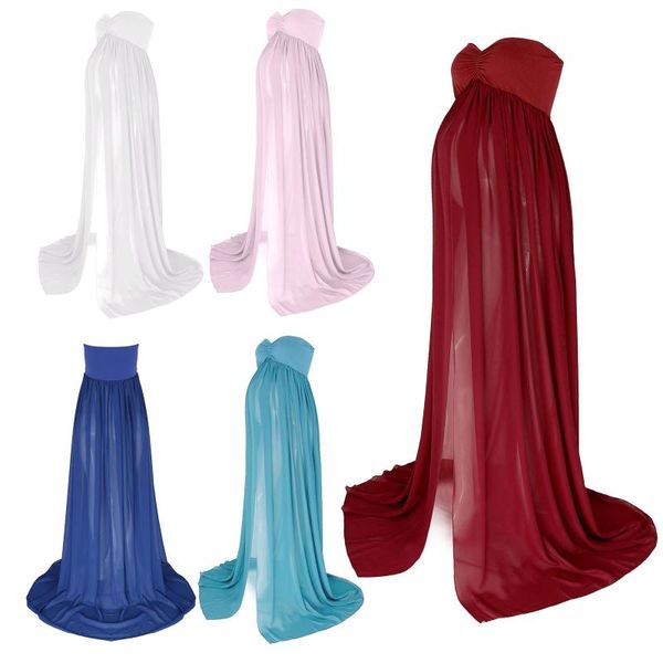 maternity dresses off shoulder dress for po shoot pregnancy chiffon split front pography prop maxi gown pregnant women, White
maternity dresses off shoulder dress for po shoot pregnancy chiffon split front pography prop maxi gown pregnant women, White