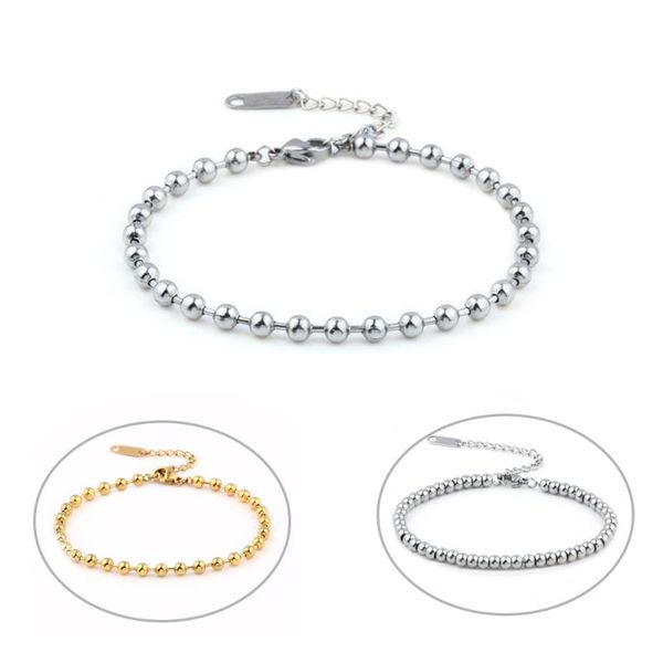 link, chain women stainless steel bracelet bead for men jewelry charm couple accessory beads gifts, Black
link, chain women stainless steel bracelet bead for men jewelry charm couple accessory beads gifts, Black