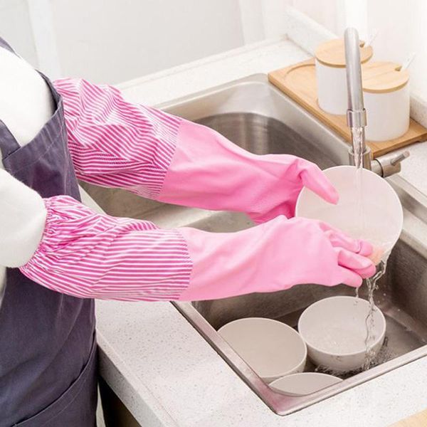 disposable gloves 1pair useful long sleeve waterproof protect cleaning washing dish tool anti-skid design household kitchen
disposable gloves 1pair useful long sleeve waterproof protect cleaning washing dish tool anti-skid design household kitchen