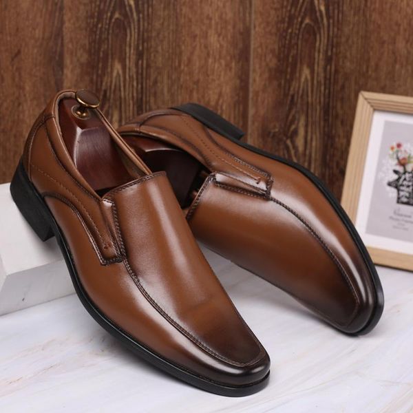 dress shoes 2021 classic business men's fashion elegant formal wedding men slip on office oxford for, Black
dress shoes 2021 classic business men's fashion elegant formal wedding men slip on office oxford for, Black