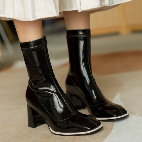 Women High Heel Boots Thick Heel Winter Shoes Women Fashion Cool WomenS Ankle Boots Party Footwear Size 34-40, White
Women High Heel Boots Thick Heel Winter Shoes Women Fashion Cool WomenS Ankle Boots Party Footwear Size 34-40, White