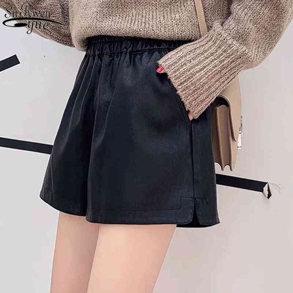 loose pu leather short pants fashion slim black all-match winter wide leg high waist woman pants pantalon corto 11267 210427, Black;white
loose pu leather short pants fashion slim black all-match winter wide leg high waist woman pants pantalon corto 11267 210427, Black;white