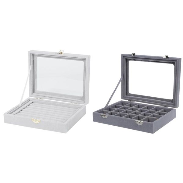 jewelry pouches, bags 24 grid display box glass bracelet watch pillow buckle grey & velvet ring earring gray, Pink;blue
jewelry pouches, bags 24 grid display box glass bracelet watch pillow buckle grey & velvet ring earring gray, Pink;blue