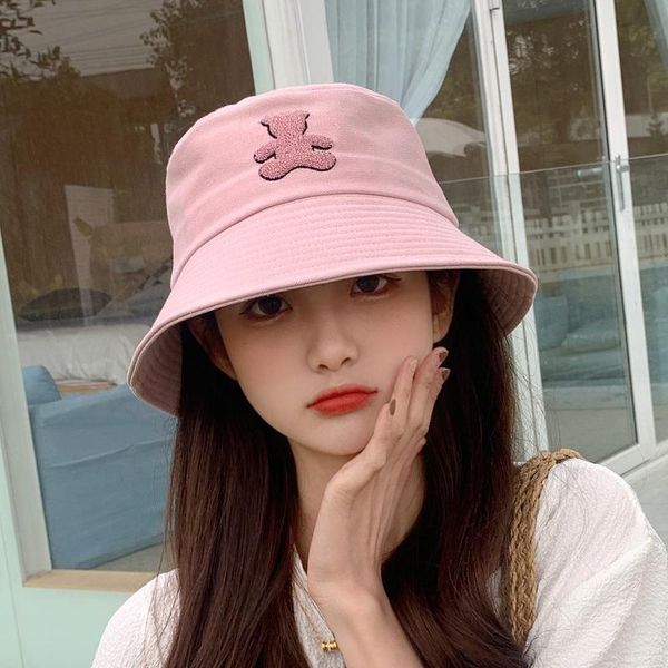 wide brim hats korean version of the hat women autumn and summer all-match fisherman cap sun shade cute bear college student basin, Blue;gray
wide brim hats korean version of the hat women autumn and summer all-match fisherman cap sun shade cute bear college student basin, Blue;gray