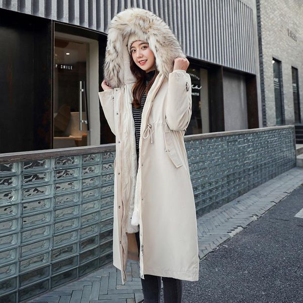 women's down & parkas 45# 2021 style long winter jacket women warm hooded cotton parka coat korean loose coats, Black
women's down & parkas 45# 2021 style long winter jacket women warm hooded cotton parka coat korean loose coats, Black