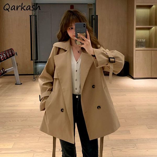 women's trench coats women khaki female adjustable waist fashion loose all-match spring chic windbreaker crops ins outerwear double bre, Tan;black
women's trench coats women khaki female adjustable waist fashion loose all-match spring chic windbreaker crops ins outerwear double bre, Tan;black