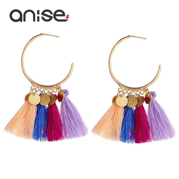 anise bohemia ethnic multicolor tassel long dangle earrings round sequins fringe drop earring for women fashion wedding jewelry & chandelier, Silver
anise bohemia ethnic multicolor tassel long dangle earrings round sequins fringe drop earring for women fashion wedding jewelry & chandelier, Silver