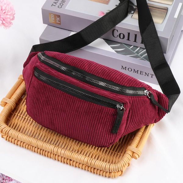 1pc women corduroy waist bag 2021 zipper chest sport canvas fanny pack girl belt bags female money phone
1pc women corduroy waist bag 2021 zipper chest sport canvas fanny pack girl belt bags female money phone