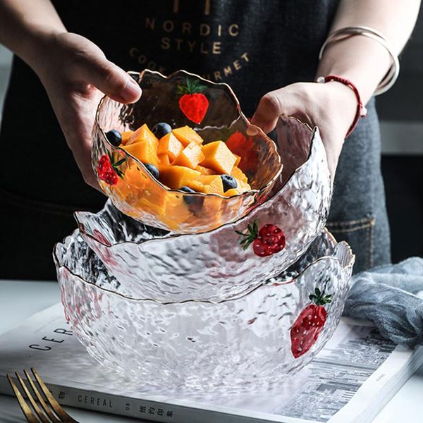 glass salad bowl mixing hammer shaped dinnerware set strawberry fruit vegetable hand painted table bowls
glass salad bowl mixing hammer shaped dinnerware set strawberry fruit vegetable hand painted table bowls