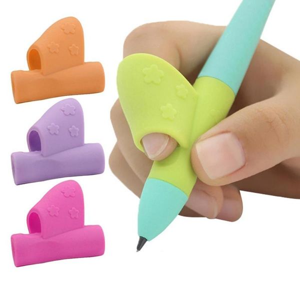 3pcs silicone pen gripper grip crossover writing aid for kids children correction device holder tool refills, Black;red
3pcs silicone pen gripper grip crossover writing aid for kids children correction device holder tool refills, Black;red