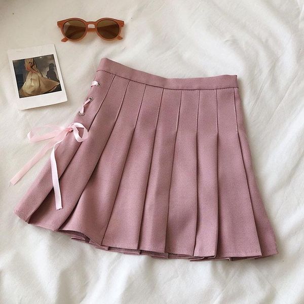 skirts 2021 early spring style pleated skirt college bow lace-up solid color high-waisted a-line mini, Black
skirts 2021 early spring style pleated skirt college bow lace-up solid color high-waisted a-line mini, Black