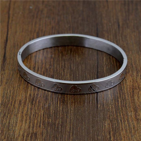 bangle bohemian 8mm love heart bracelets gifts punk style stainless steel men bangles 2021 designer jewelry for women accessories, Black
bangle bohemian 8mm love heart bracelets gifts punk style stainless steel men bangles 2021 designer jewelry for women accessories, Black