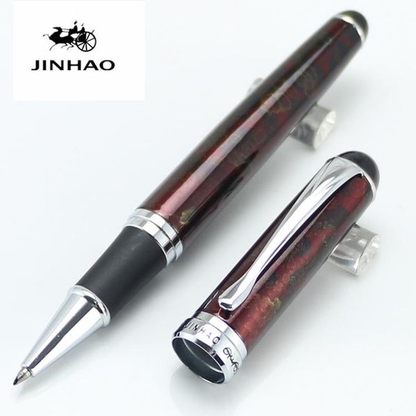 jinhao 750 unique dark red golden trim 15 colours rollerball pen black/blue ink refills luxury writing gift pens arrival ballpoint, Blue;orange
jinhao 750 unique dark red golden trim 15 colours rollerball pen black/blue ink refills luxury writing gift pens arrival ballpoint, Blue;orange