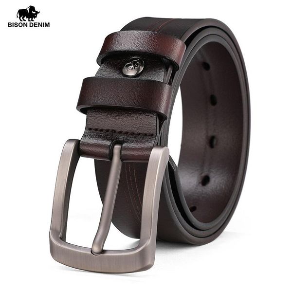 belts bison denim men's genuine leather black coffee pin buckle jeans belt casual business men n70264, Black;brown
belts bison denim men's genuine leather black coffee pin buckle jeans belt casual business men n70264, Black;brown