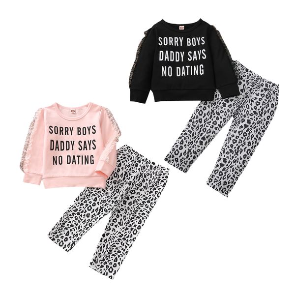 1-5years infant newborn girl lace long-sleeved trousers suit letter print t-shirt personality leopard long pants 2pcs outfit, White
1-5years infant newborn girl lace long-sleeved trousers suit letter print t-shirt personality leopard long pants 2pcs outfit, White