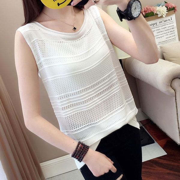 women's tanks & camis wild hollow sweater bottoming tide small fresh loose wear sleeveless sling cotton and linen vest, White
women's tanks & camis wild hollow sweater bottoming tide small fresh loose wear sleeveless sling cotton and linen vest, White