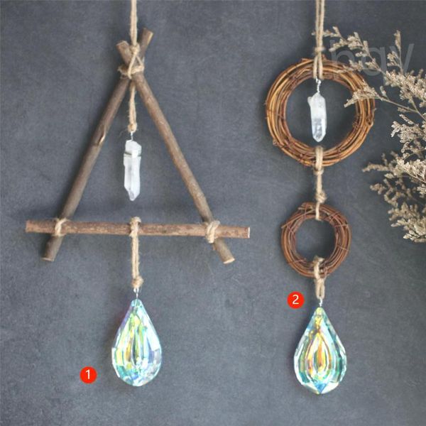 charms rattan wreath pendant quartz sun catcher crystal witch hanging magic protection decor expel evil brings good luck wicca, Bronze;silver
charms rattan wreath pendant quartz sun catcher crystal witch hanging magic protection decor expel evil brings good luck wicca, Bronze;silver