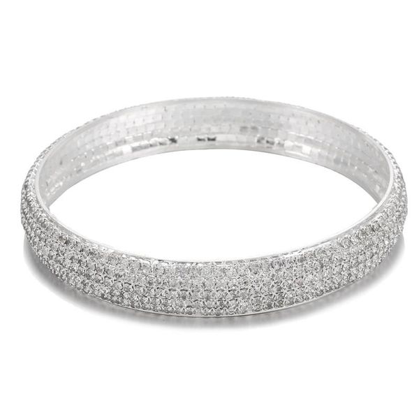elegant classic crystal bangles bracelets for women silver color simple femal wedding jewelry accessories bangle, Black
elegant classic crystal bangles bracelets for women silver color simple femal wedding jewelry accessories bangle, Black