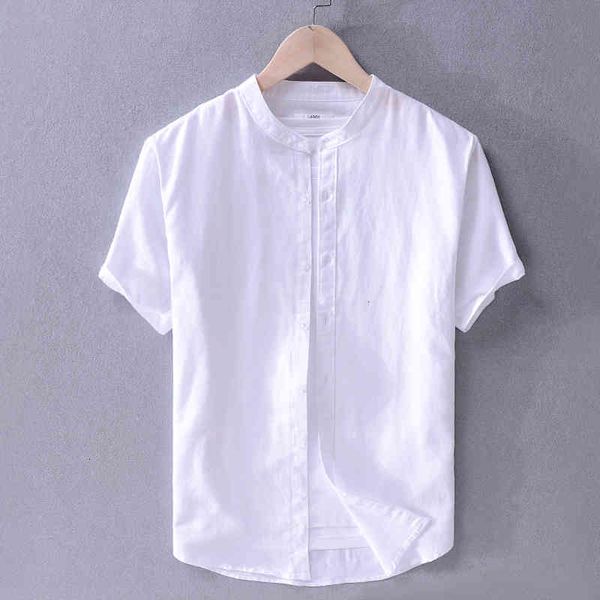 men's t-shirts summer mens linen casual loose stand collar solid cotton shirt men brand fashion shirts male 4xl camisa chemise 6grv, White;black
men's t-shirts summer mens linen casual loose stand collar solid cotton shirt men brand fashion shirts male 4xl camisa chemise 6grv, White;black