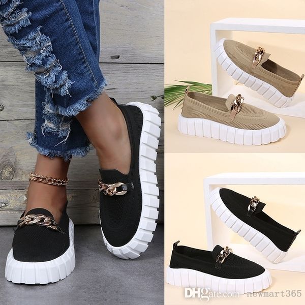 2021 new sloafer plus size cn36-43 women flat shoes metal chain single shoes, Black
2021 new sloafer plus size cn36-43 women flat shoes metal chain single shoes, Black